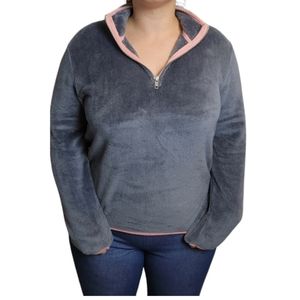 Womens pull over wallflower cozy fleece  sweatshirt size Large